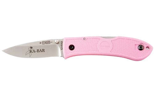 Knives KA BAR Knives Dozier KBAR DOZIER FLDG HNTR 3" PINK